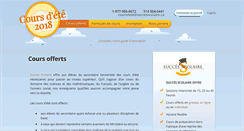 Desktop Screenshot of coursdete.com